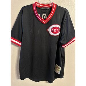 Hudson & Co Hometown Collection Baseball Jersey Shirt CARTEL CHAPO 17 Black‎ Red